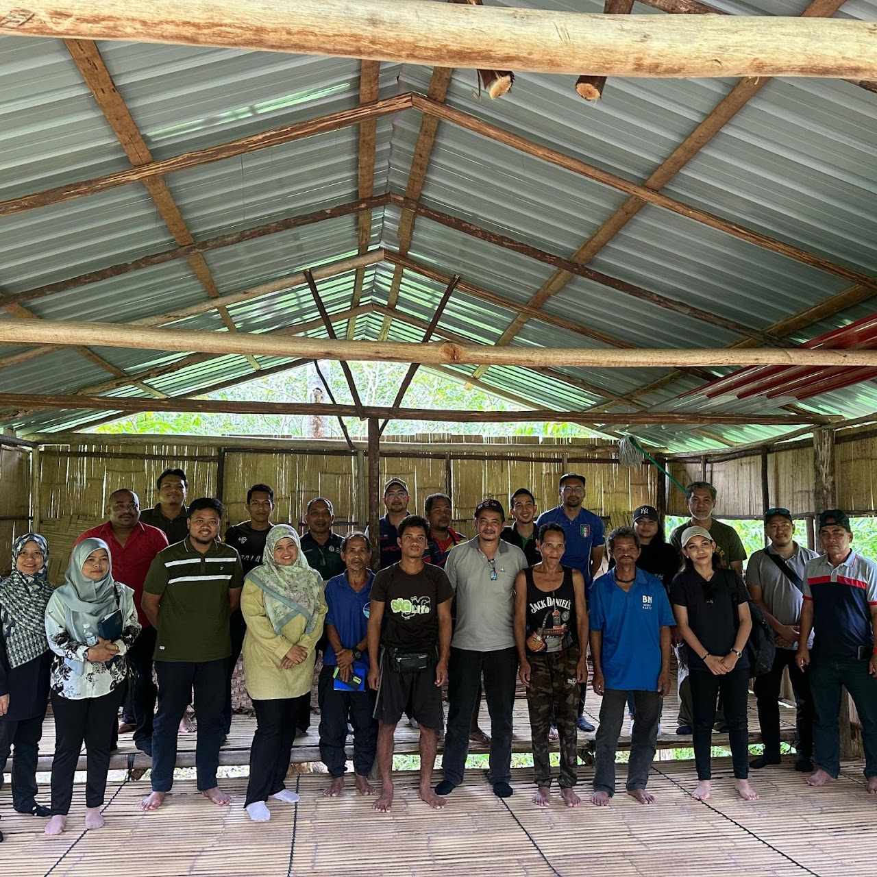 Gathering with the Native at Pos Lenjang